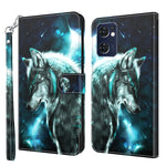 Custodia TPU con pittura 3D in pelle PU per OPPO Reno7 5G e OPPO Reno7 5G/Find