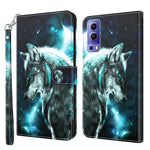Custodia TPU con pittura 3D in pelle PU per OPPO Reno7 5G e OPPO Reno7 5G/Find