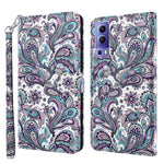 Custodia TPU con pittura 3D in pelle PU per OPPO Reno7 5G e OPPO Reno7 5G/Find