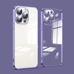 Custodia TPU con protezione vetro per iPhone 12 Pro