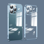 Custodia TPU con protezione vetro per iPhone 12 Pro