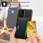 Custodia per telefono con supporto per slot per schede ZM02, For Samsung Galaxy A73 5G, For Samsung Galaxy A53 5G, For Samsung Galaxy A33 5G