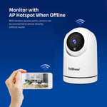 Telecamera WiFi 1080P Pan-Tilt SH042 con audio bidirezionale