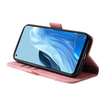 Custodia in pelle con fibbia doppio lato per OPPO Reno7, Realme 9i, OPPO Reno7 /