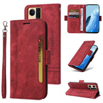 Custodia in pelle con fibbia doppio lato per OPPO Reno7, Realme 9i, OPPO Reno7 /
