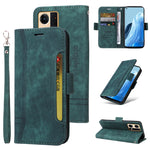 Custodia in pelle con fibbia doppio lato per OPPO Reno7, Realme 9i, OPPO Reno7 /
