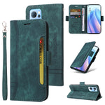 Custodia in pelle con fibbia doppio lato per OPPO Reno7, Realme 9i, OPPO Reno7 /