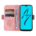Custodia in pelle con fibbia per OPPO A9 2020 e A7 / A5s