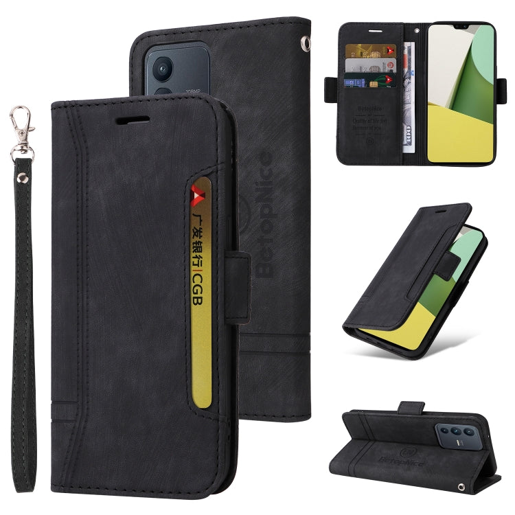 Custodia in pelle con fibbia doppio lato per OPPO Reno7, Realme 9i, OPPO Reno7 /