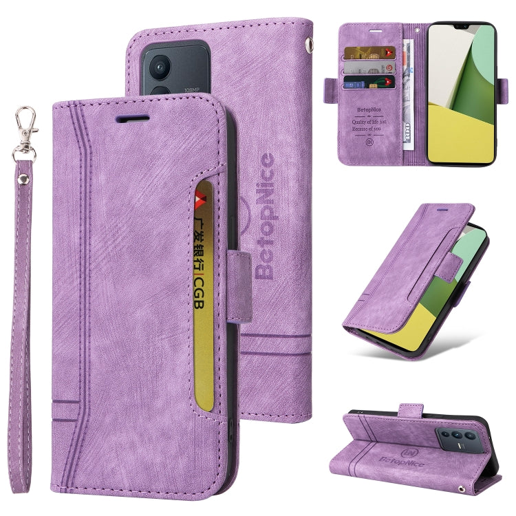 Custodia in pelle con fibbia doppio lato per OPPO Reno7, Realme 9i, OPPO Reno7 /