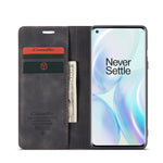 Custodia multifunzionale orizzontale in pelle con supporto per OnePlus 8 e
