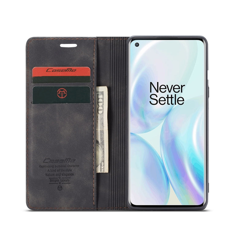 Custodia multifunzionale orizzontale in pelle con supporto per OnePlus 8 e