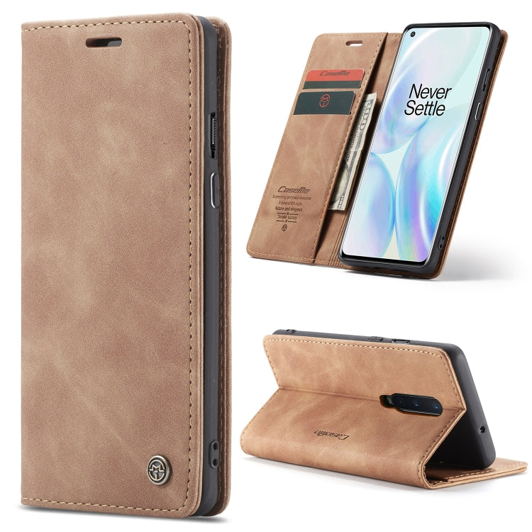 Custodia multifunzionale orizzontale in pelle con supporto per OnePlus 8 e