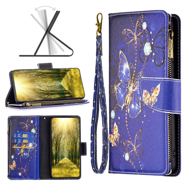Custodia in pelle per telefono con cerniera modello disegno colorato, For vivo Y35/Y22, For Xiaomi Redmi A1/Redmi A1+, For Samsung Galaxy A04 4G