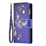 Custodia in pelle per telefono con cerniera modello disegno colorato, For Samsung Galaxy A23e 5G