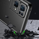 Custodia metallo satinato per OPPO Reno7 Pro e OPPO Reno7 e Reno7, argento