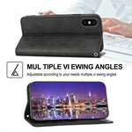 Custodia per telefono in pelle con chiusura magnetica a griglia cubica in vitello, For Samsung Galaxy A22 5G JP Version, For Samsung Galaxy A03s 166mm, For Samsung Galaxy A03s 165.8mm, For Samsung Galaxy A13 4G / 5G