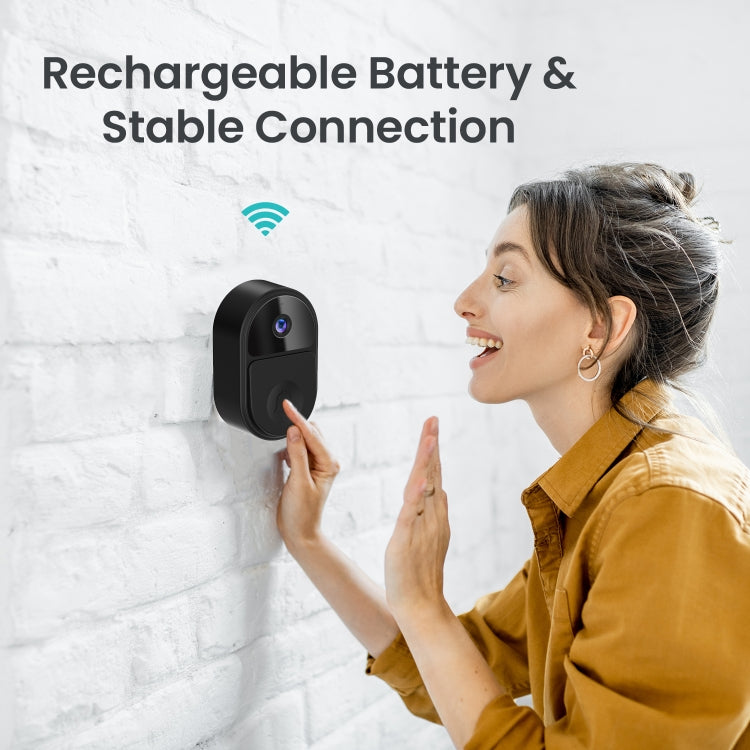 Campanello video smart ML18 con angolo 90° e audio bidirezionale