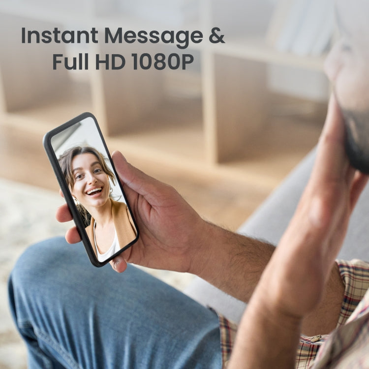 Campanello video smart ML18 con angolo 90° e audio bidirezionale