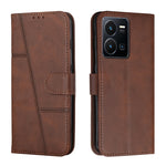 Custodia in pelle con fibbia per vivo Y35 4G, vivo Y35 4G/Y22s/Y22, Xiaomi Redmi