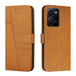 Custodia in pelle con fibbia per vivo Y35 4G, vivo Y35 4G/Y22s/Y22, Xiaomi Redmi