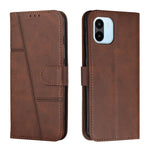 Custodia in pelle con fibbia per vivo Y35 4G, vivo Y35 4G/Y22s/Y22, Xiaomi Redmi