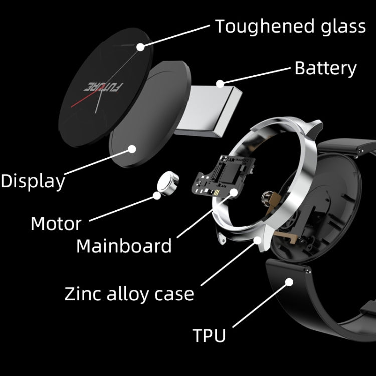 KS02 Smartwatch 1,32" con monitoraggio glicemia e salute
