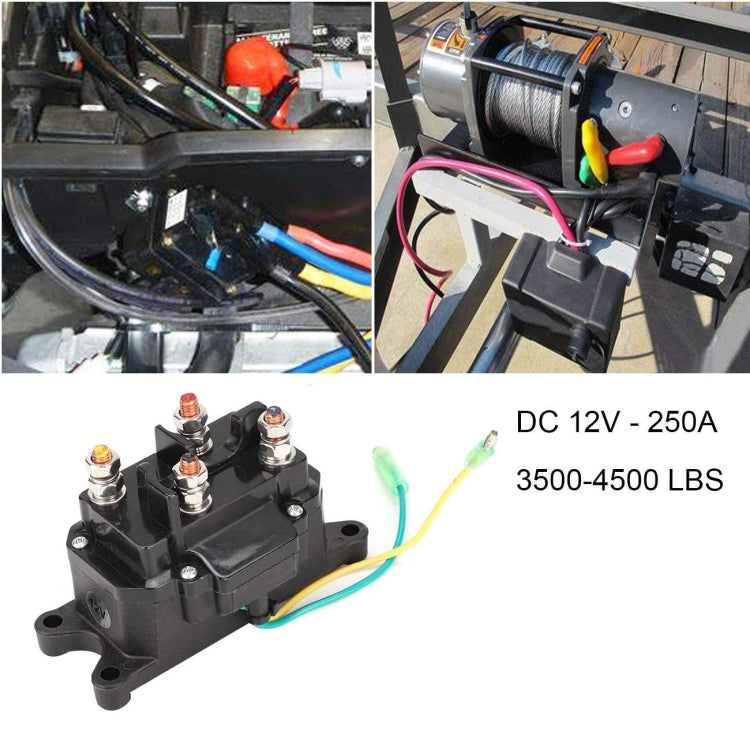 Relè per verricello elettrico 12V 250A per UTV e ATV