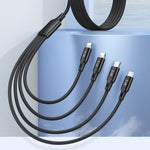 Cavo ricarica multiplo USB a USB-C 4 in 1 1,5m