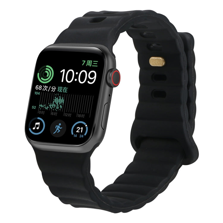 Cinturino in silicone con fibbia inversa per Apple Watch
