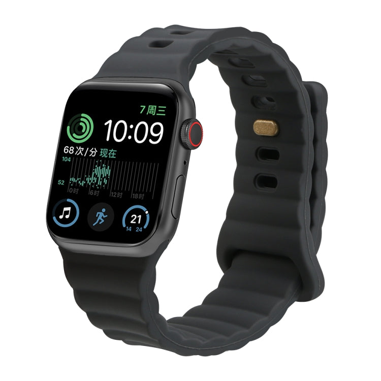 Cinturino in silicone con fibbia inversa per Apple Watch