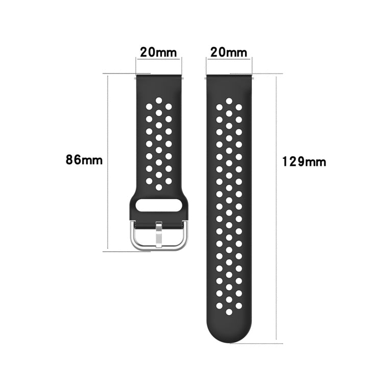 Cinturino sportivo 20 mm per Galaxy Watch Active2 e Huawei GT2