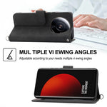 Custodia in pelle con portafoglio per Xiaomi 12 Ultra, 12 / 12X, 12T / 12T Pro /