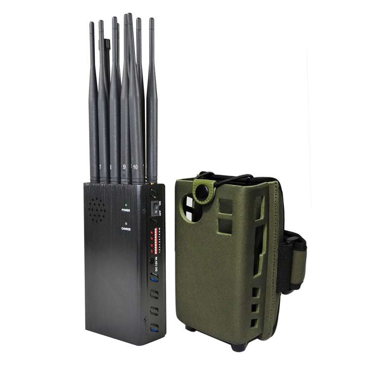 Emittente di disturbo del segnale mobile JAX-121A-10C 2G/3G/4G/WIFI/GPS/LOJACK con telecomando, JAX-121A-10C