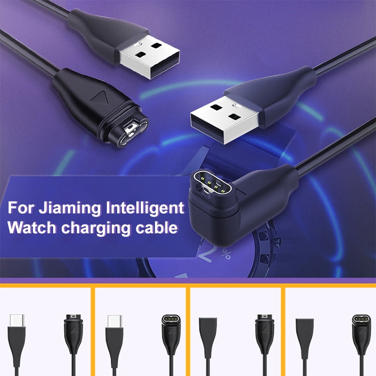 Cavo ricarica Garmin USB-C e USB-A 100 cm in TPE