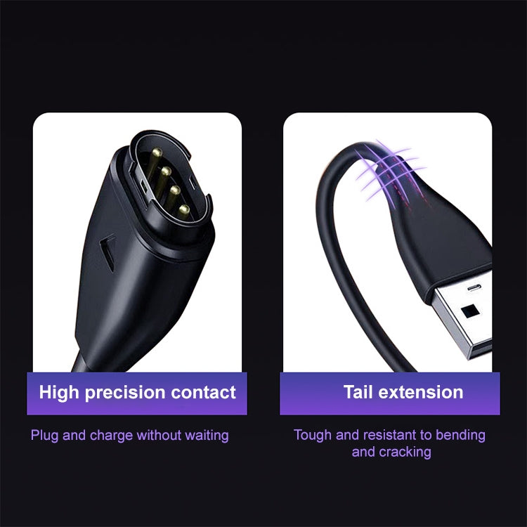 Cavo ricarica Garmin USB-C e USB-A 100 cm in TPE