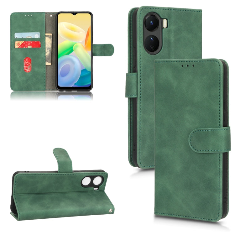 Custodia in pelle con vibrazione magnetica per vivo Y16 4G, Xiaomi Redmi A1 4G e