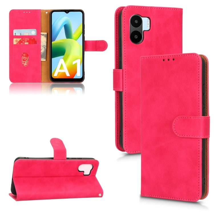 Custodia in pelle con vibrazione magnetica per vivo Y16 4G, Xiaomi Redmi A1 4G e