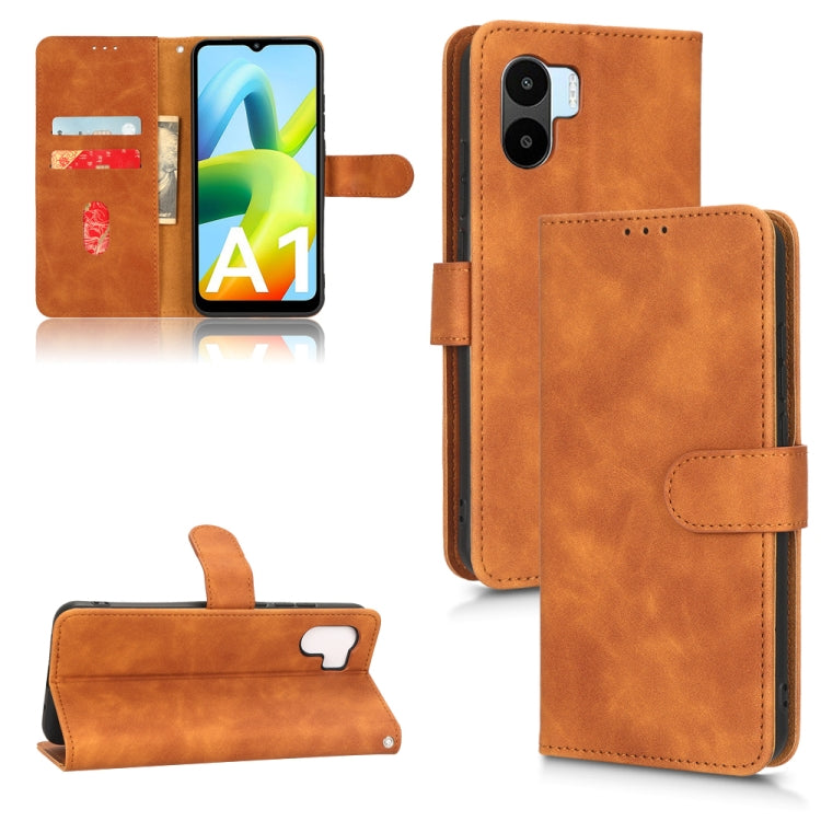 Custodia in pelle con vibrazione magnetica per vivo Y16 4G, Xiaomi Redmi A1 4G e