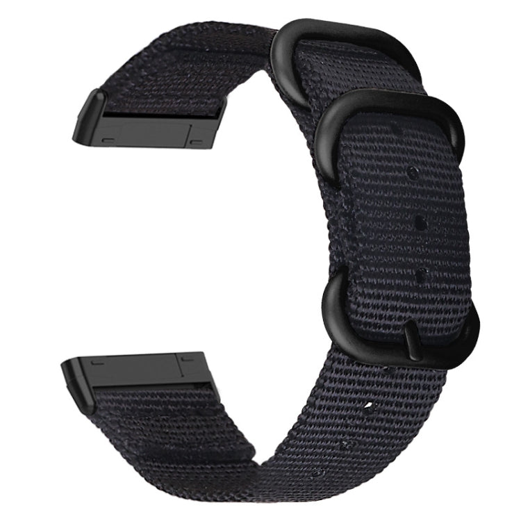 Cinturino in nylon con fibbia acciaio per Fitbit Versa 4