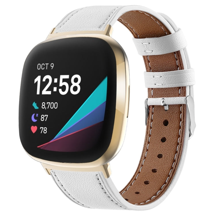 Cinturino in pelle per Fitbit Versa 4 e Sense 2