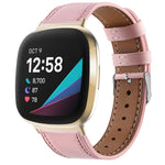 Cinturino in pelle per Fitbit Versa 4 e Sense 2