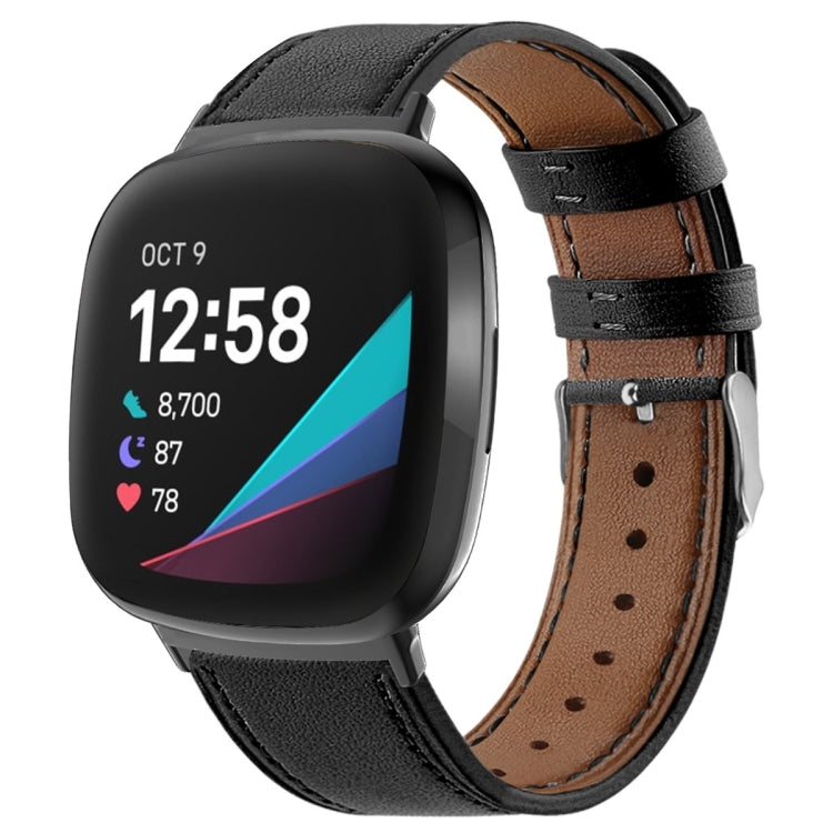 Cinturino in pelle per Fitbit Versa 4 e Sense 2