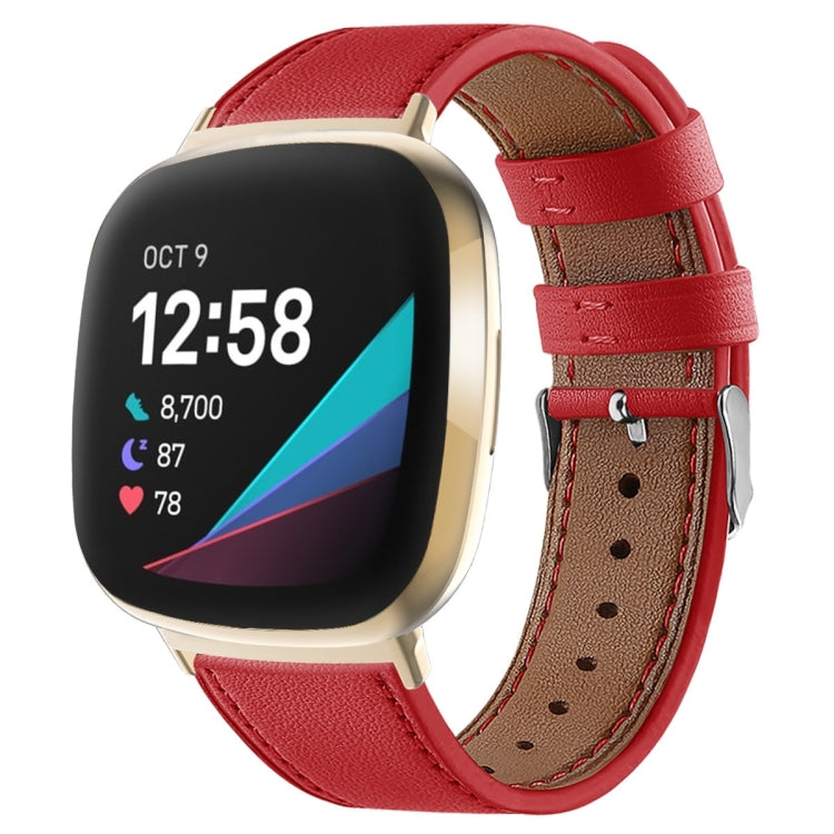 Cinturino in pelle per Fitbit Versa 4 e Sense 2