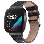 Cinturino in pelle per Fitbit Versa 4 e Sense 2