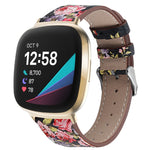 Cinturino in pelle per Fitbit Versa 4 e Sense 2