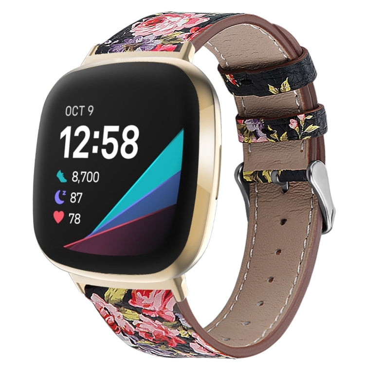 Cinturino in pelle per Fitbit Versa 4 e Sense 2