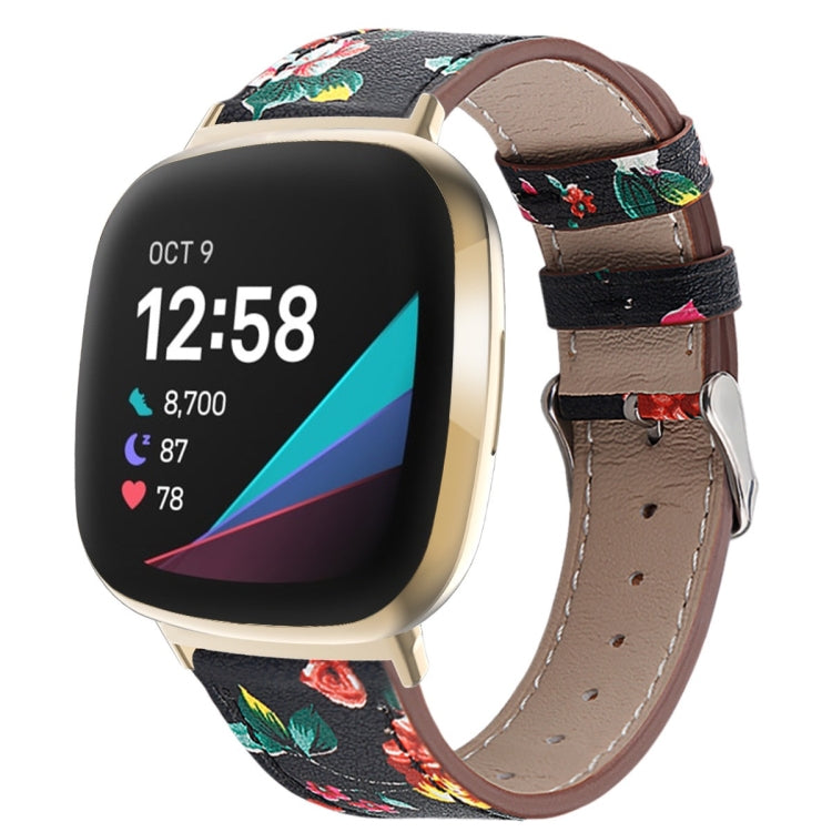 Cinturino in pelle per Fitbit Versa 4 e Sense 2