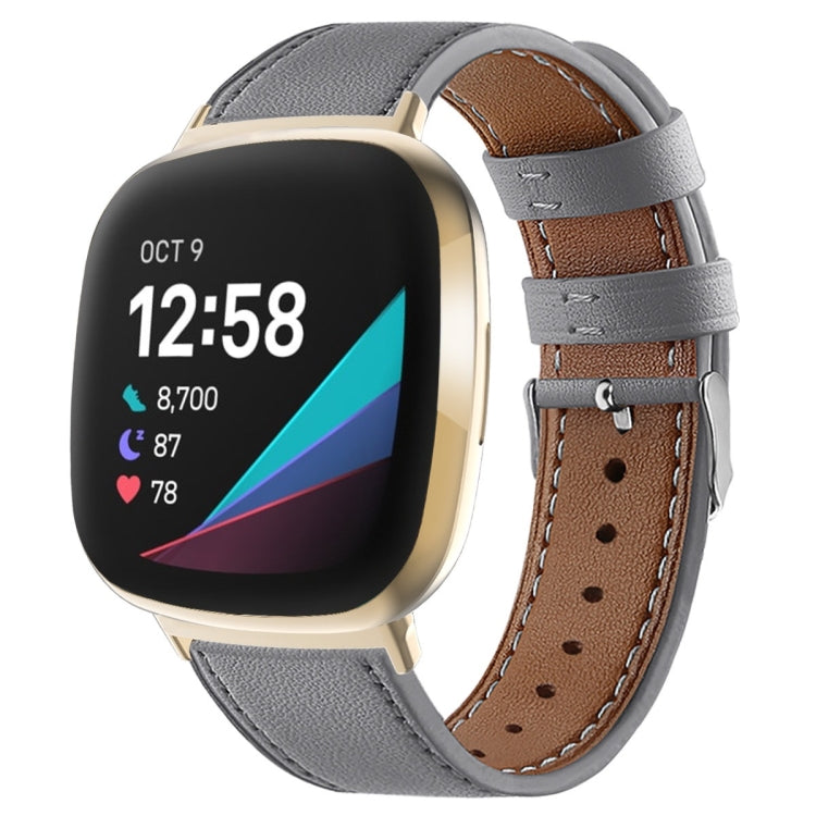 Cinturino in pelle per Fitbit Versa 4 e Sense 2