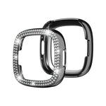 Cassa protettiva PC con diamanti per Fitbit Versa 4